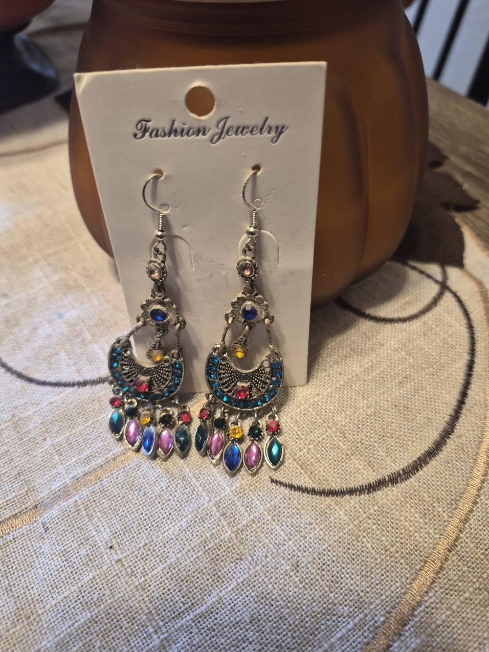 Fashion Jewelry Teardrop Multicolor Boho Dangle Earrings
